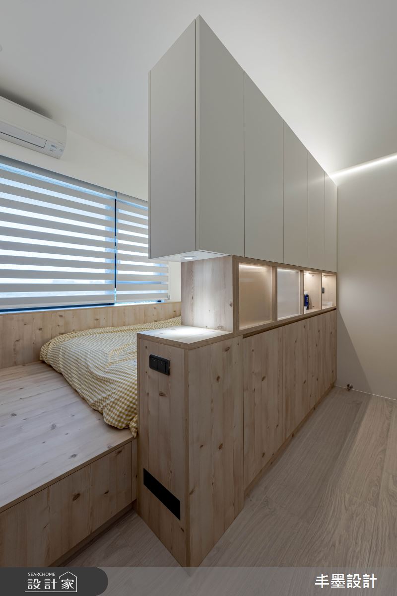 新成屋(5年以下)＿日式無印風臥室案例圖片＿丰墨設計＿丰墨_22J House之19