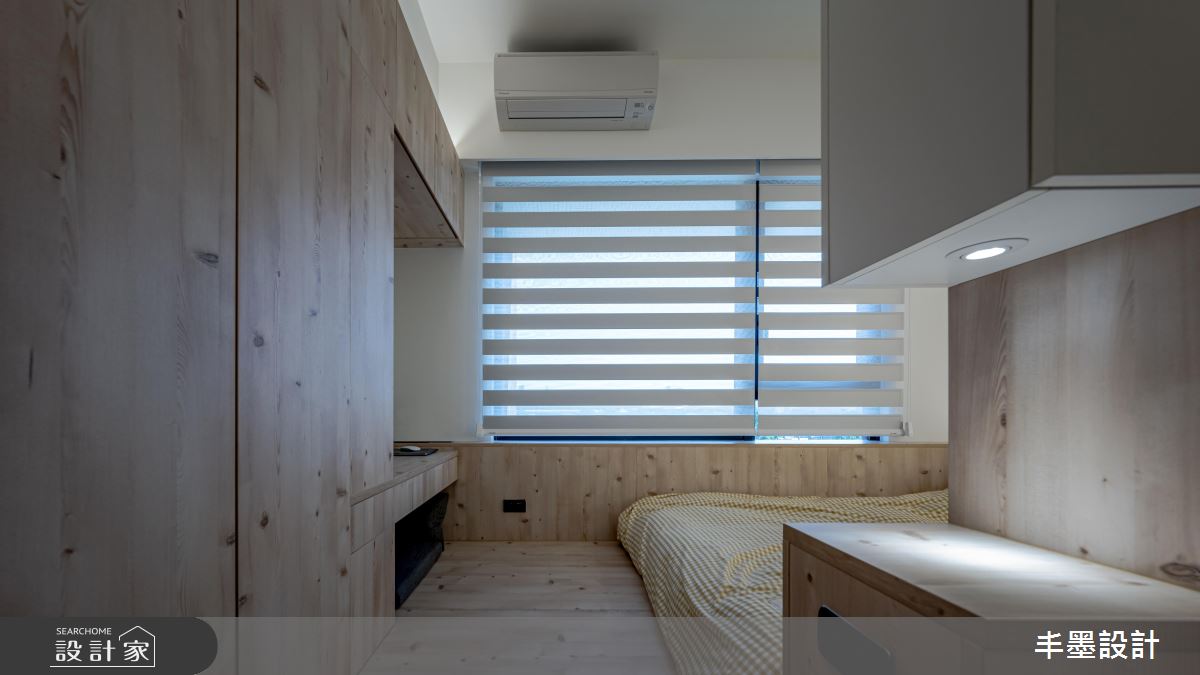 新成屋(5年以下)＿日式無印風臥室案例圖片＿丰墨設計＿丰墨_22J House之22