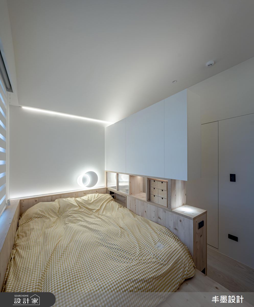 新成屋(5年以下)＿日式無印風臥室案例圖片＿丰墨設計＿丰墨_22J House之24
