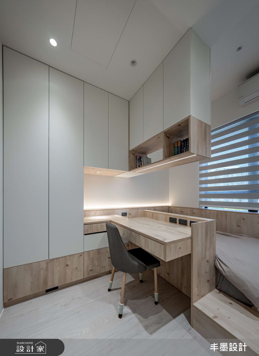 新成屋(5年以下)＿日式無印風臥室案例圖片＿丰墨設計＿丰墨_22J House之29
