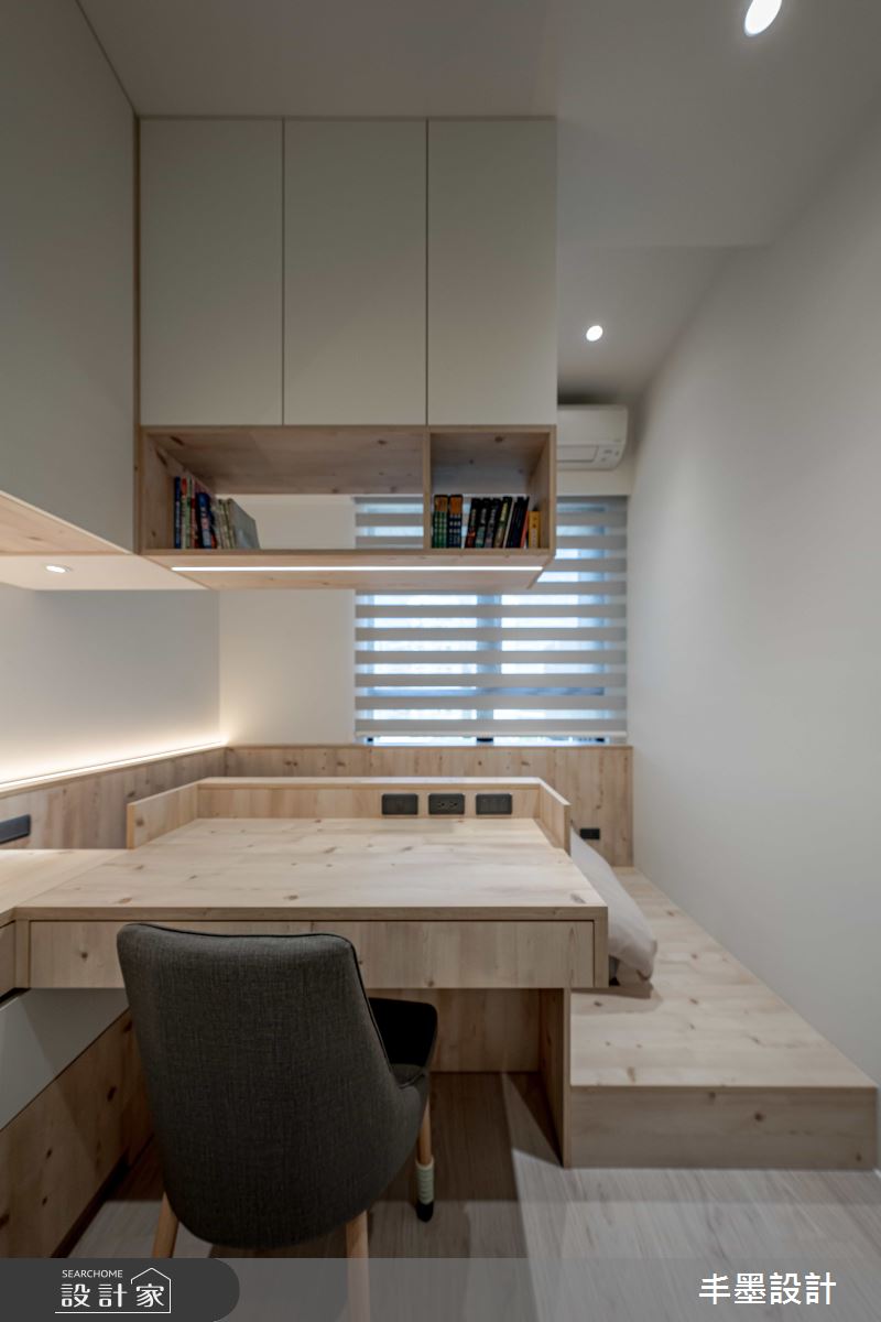 新成屋(5年以下)＿日式無印風臥室案例圖片＿丰墨設計＿丰墨_22J House之30