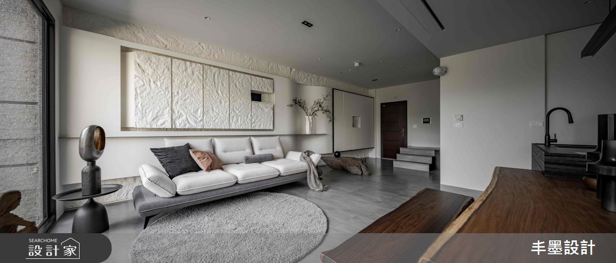 49坪新成屋(5年以下)＿現代風玄關客廳餐廳案例圖片＿丰墨設計＿丰墨_24T House之10