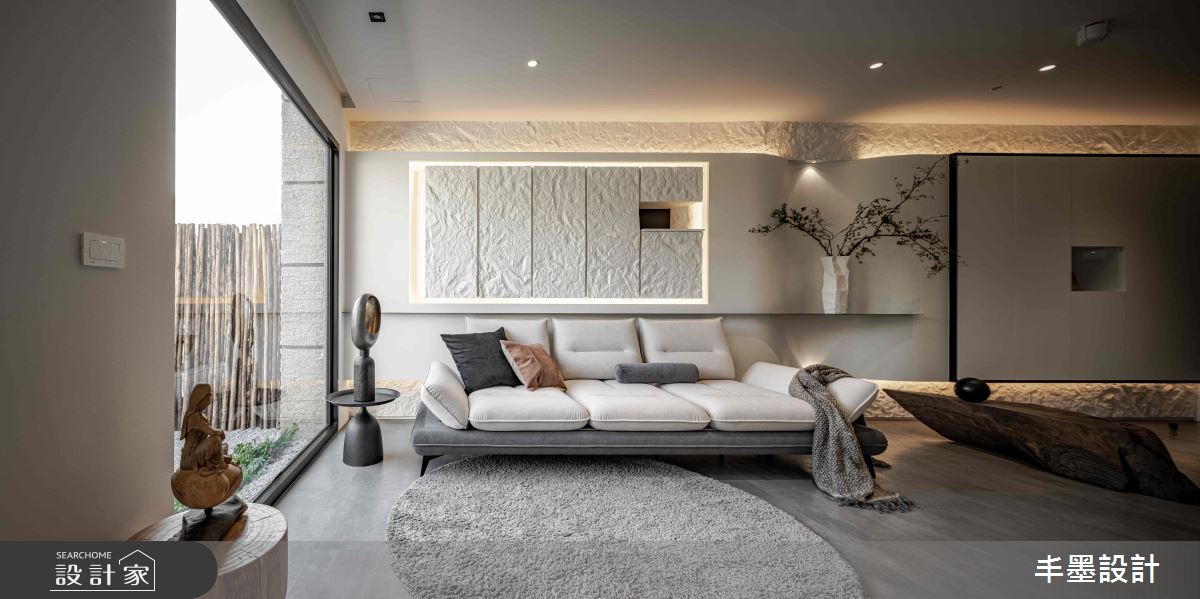49坪新成屋(5年以下)＿現代風客廳案例圖片＿丰墨設計＿丰墨_24T House之13