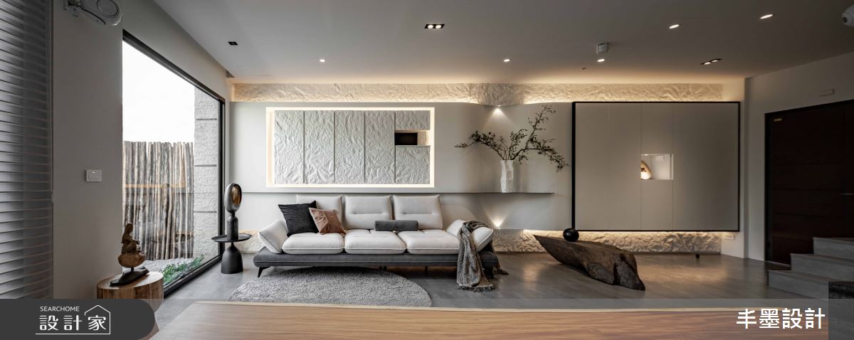 49坪新成屋(5年以下)＿現代風玄關客廳餐廳樓梯案例圖片＿丰墨設計＿丰墨_24T House之17