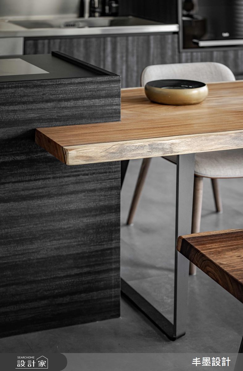 49坪新成屋(5年以下)＿現代風餐廳中島案例圖片＿丰墨設計＿丰墨_24T House之33