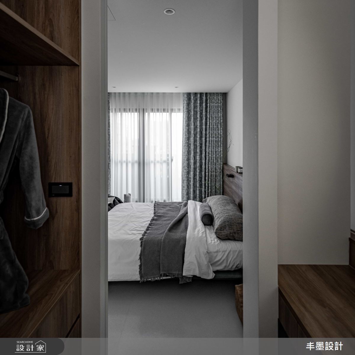 49坪新成屋(5年以下)＿現代風臥室更衣間案例圖片＿丰墨設計＿丰墨_24T House之86