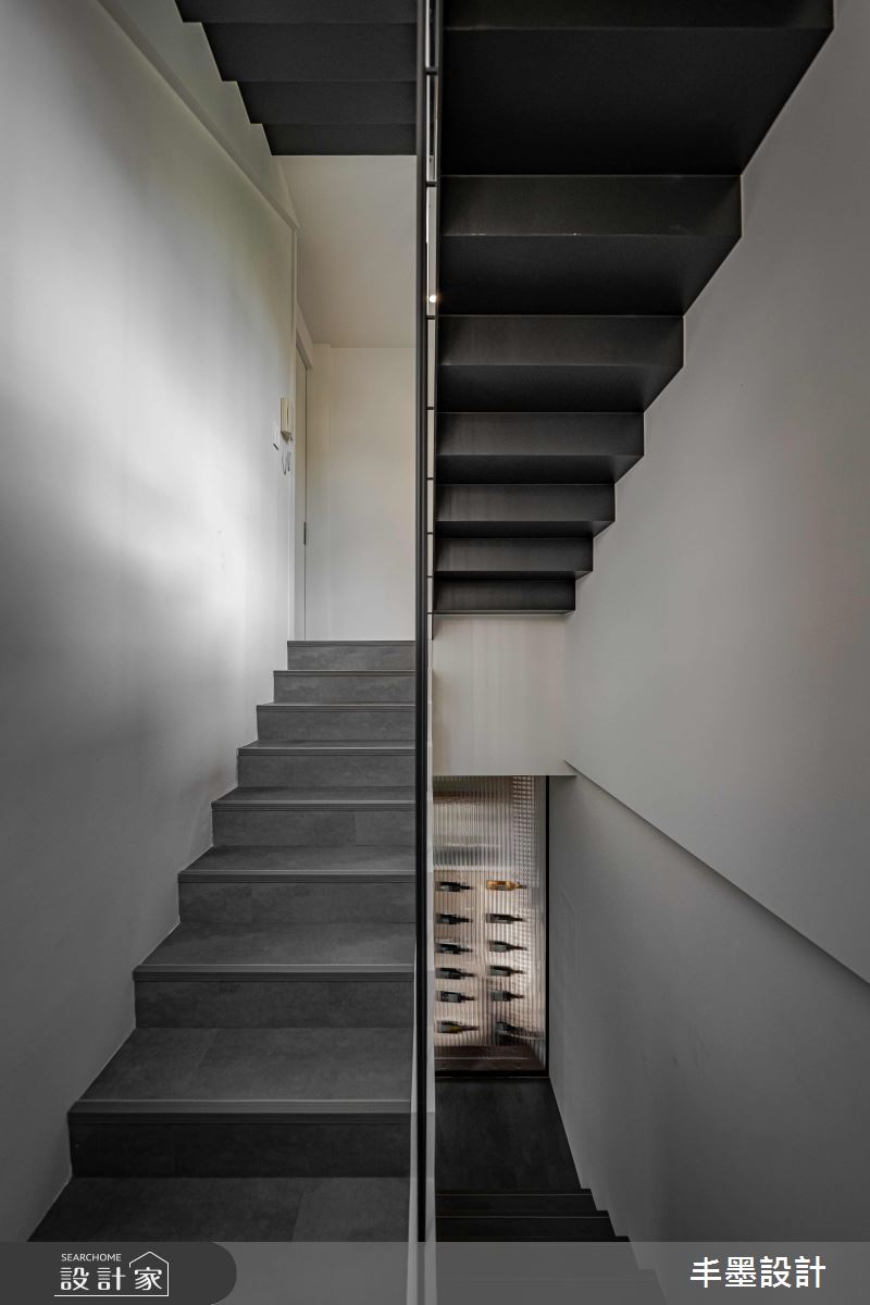 49坪新成屋(5年以下)＿現代風樓梯案例圖片＿丰墨設計＿丰墨_24T House之96