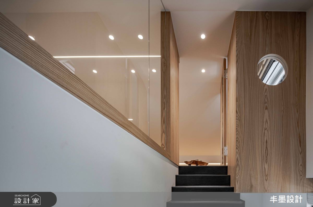 49坪新成屋(5年以下)＿現代風樓梯案例圖片＿丰墨設計＿丰墨_24T House之104
