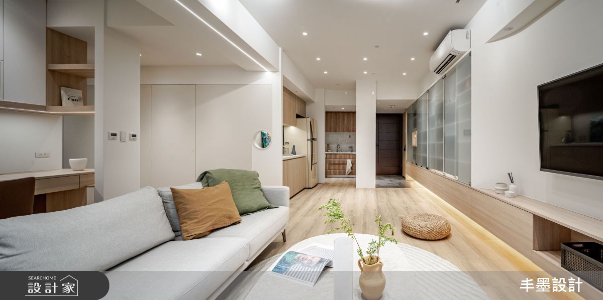 新成屋(5年以下)＿日式無印風玄關客廳書房案例圖片＿丰墨設計＿丰墨_25來Rays厝啦! 之9