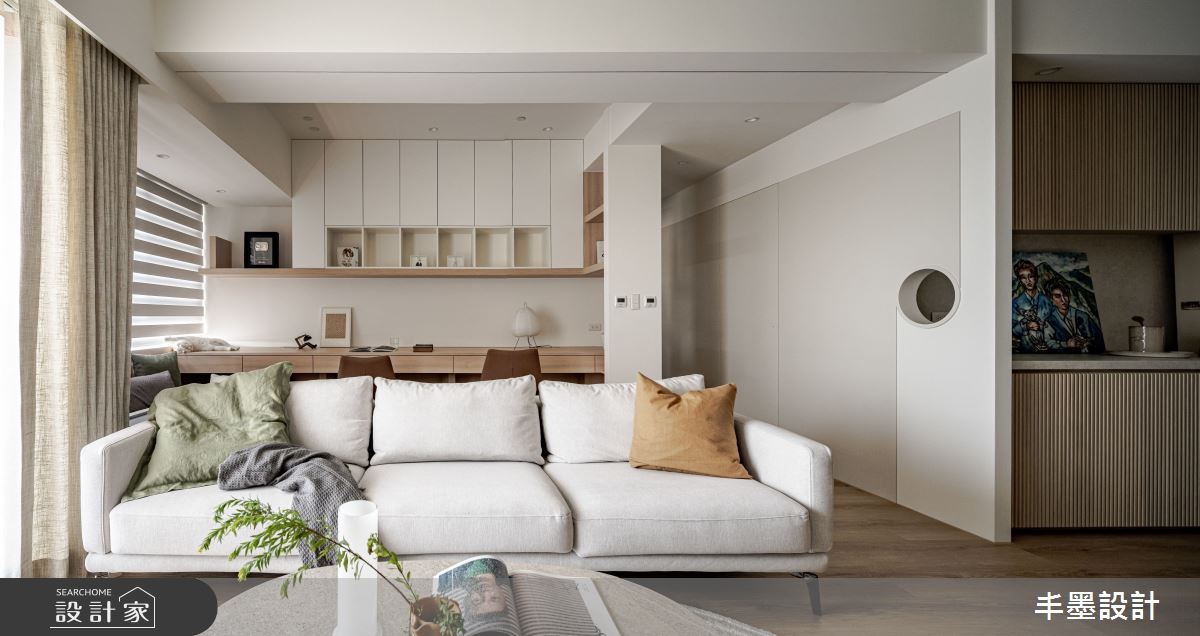 新成屋(5年以下)＿日式無印風客廳書房案例圖片＿丰墨設計＿丰墨_25來Rays厝啦! 之7