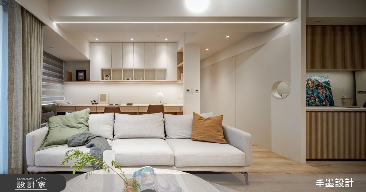 新成屋(5年以下)＿日式無印風客廳書房案例圖片＿丰墨設計＿丰墨_25來Rays厝啦! 之11