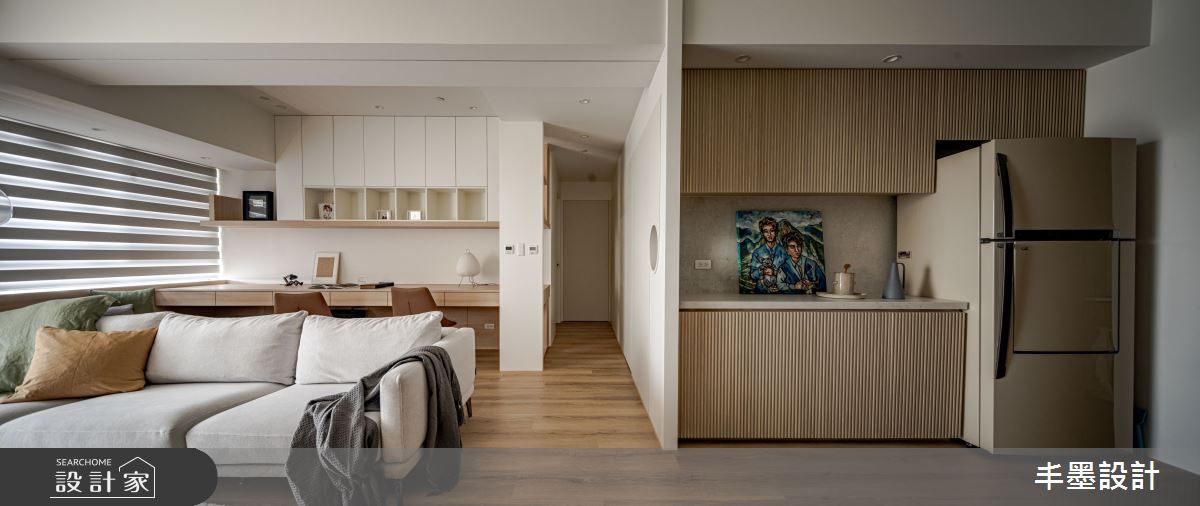 新成屋(5年以下)＿日式無印風客廳書房案例圖片＿丰墨設計＿丰墨_25來Rays厝啦! 之8