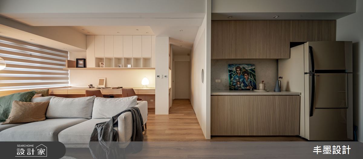 新成屋(5年以下)＿日式無印風客廳書房案例圖片＿丰墨設計＿丰墨_25來Rays厝啦! 之12