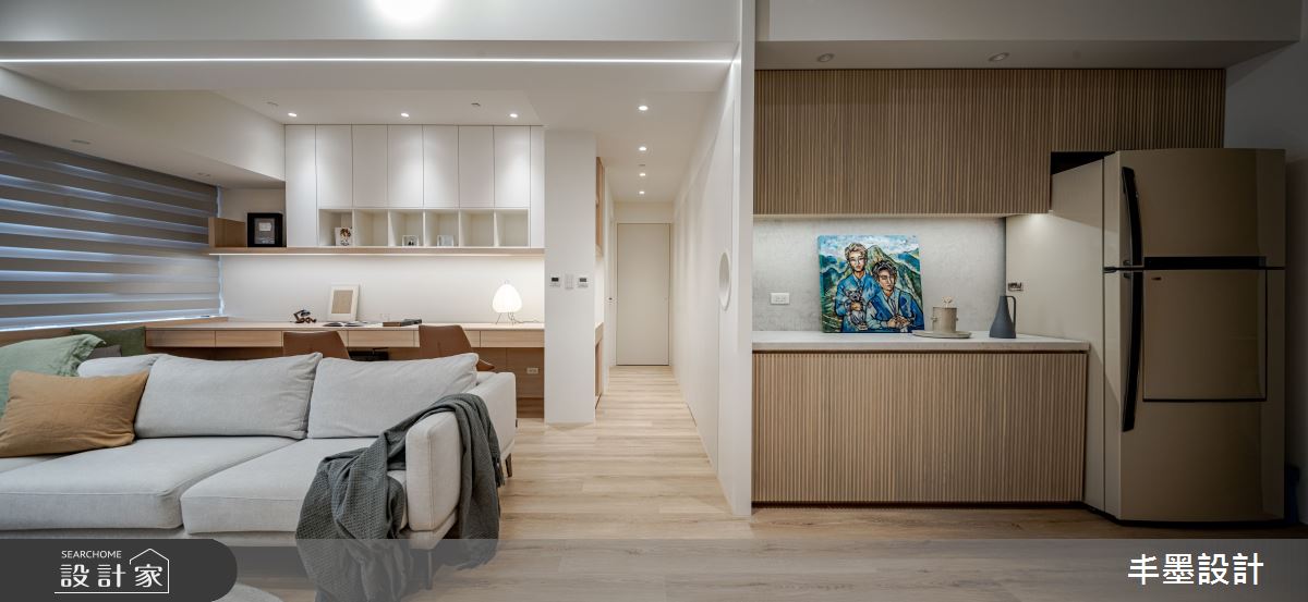 新成屋(5年以下)＿日式無印風客廳書房案例圖片＿丰墨設計＿丰墨_25來Rays厝啦! 之13