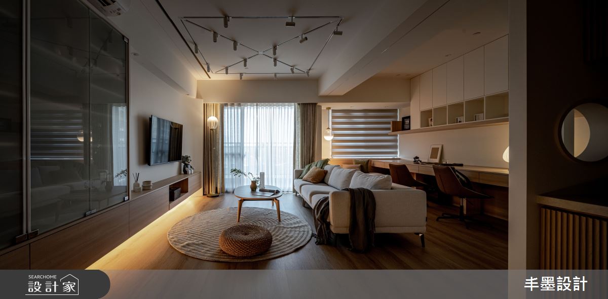 新成屋(5年以下)＿日式無印風客廳書房案例圖片＿丰墨設計＿丰墨_25來Rays厝啦! 之17