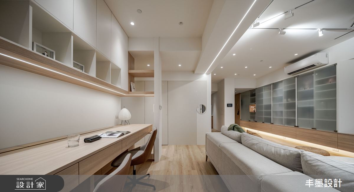 新成屋(5年以下)＿日式無印風客廳書房案例圖片＿丰墨設計＿丰墨_25來Rays厝啦! 之21