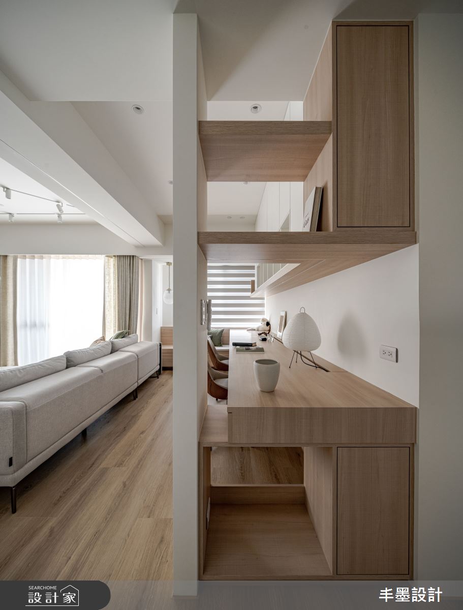 新成屋(5年以下)＿日式無印風書房案例圖片＿丰墨設計＿丰墨_25來Rays厝啦! 之23