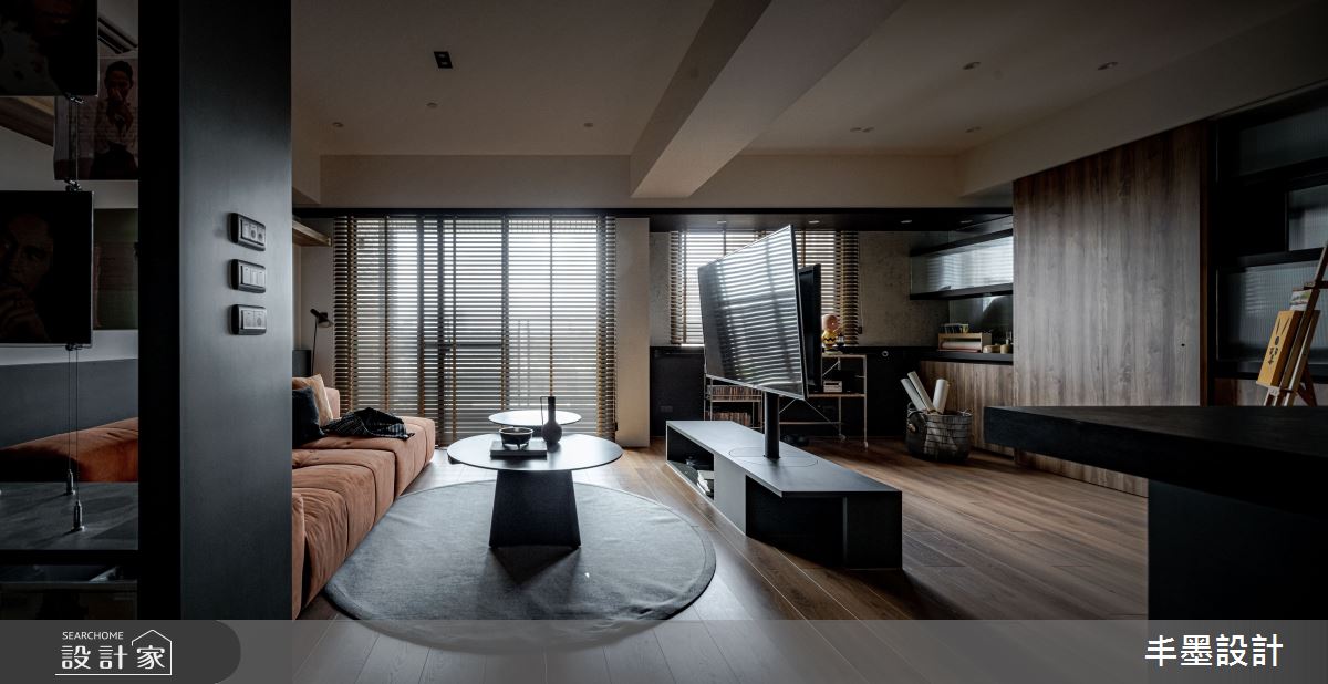 新成屋(5年以下)＿混搭風客廳案例圖片＿丰墨設計＿丰墨_26KOL之8