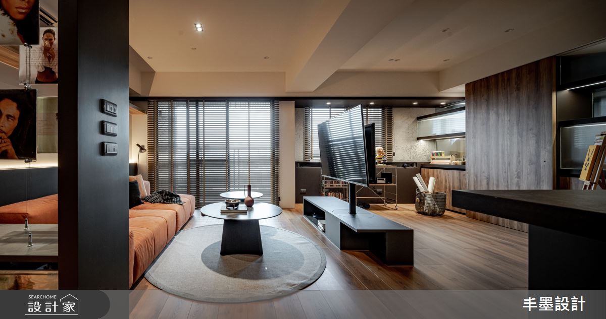 新成屋(5年以下)＿混搭風客廳案例圖片＿丰墨設計＿丰墨_26KOL之9