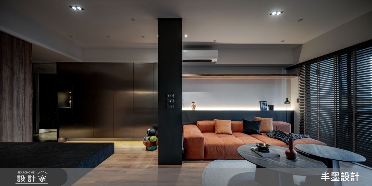新成屋(5年以下)＿混搭風玄關客廳餐廳中島案例圖片＿丰墨設計＿丰墨_26KOL之11