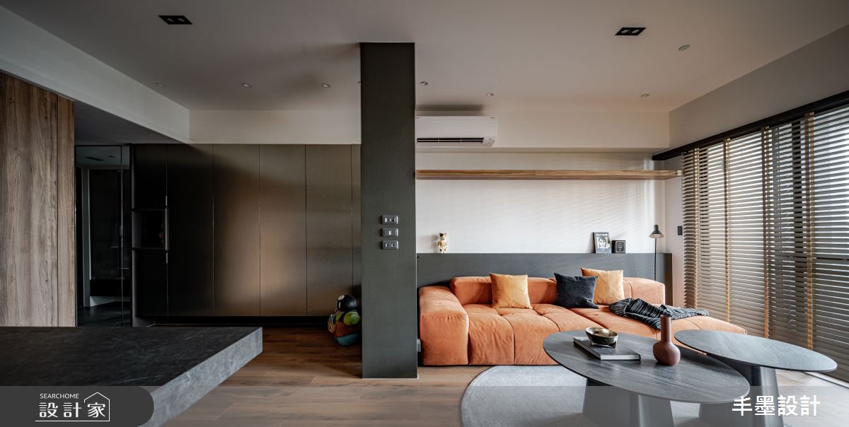 新成屋(5年以下)＿混搭風玄關客廳餐廳中島案例圖片＿丰墨設計＿丰墨_26KOL之10