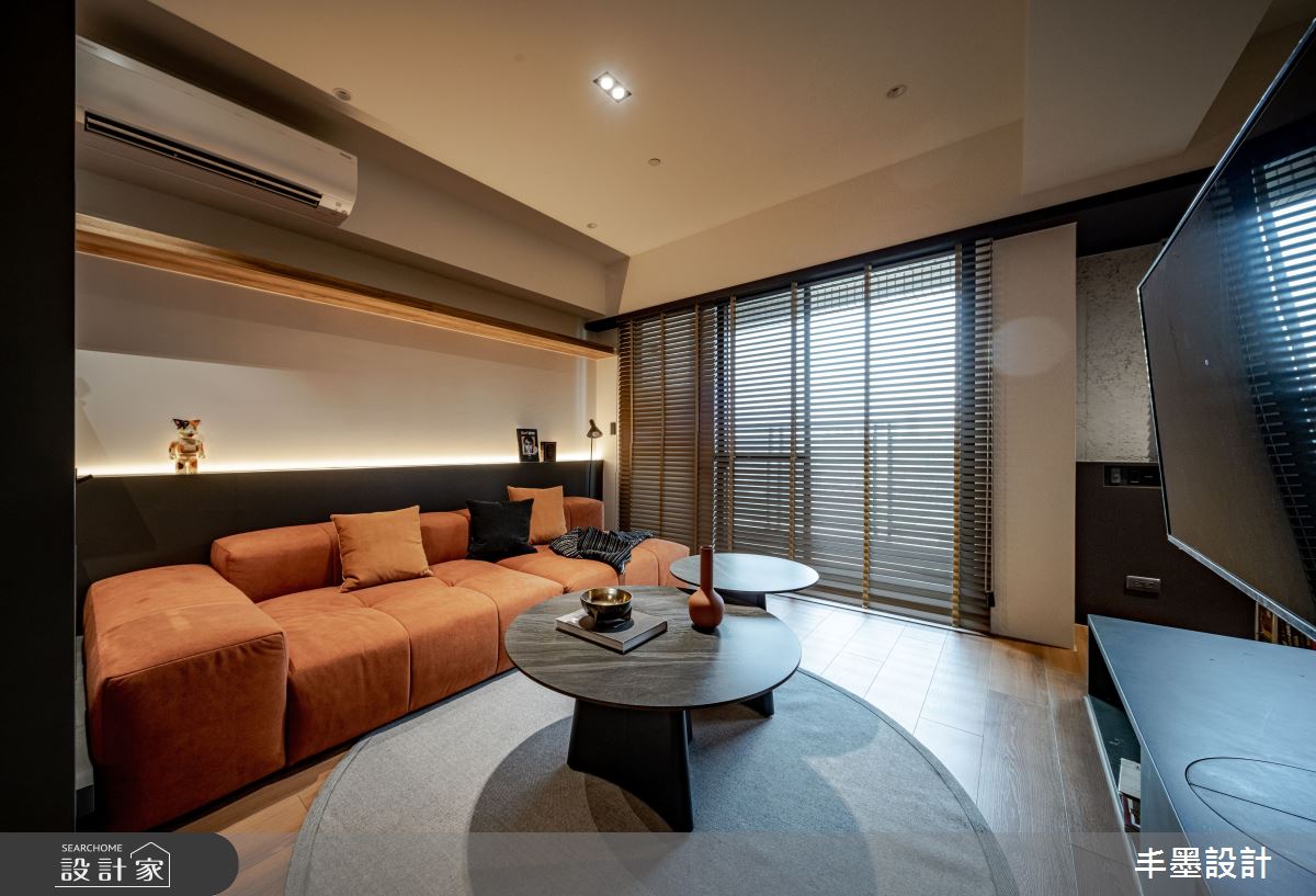 新成屋(5年以下)＿混搭風客廳案例圖片＿丰墨設計＿丰墨_26KOL之20