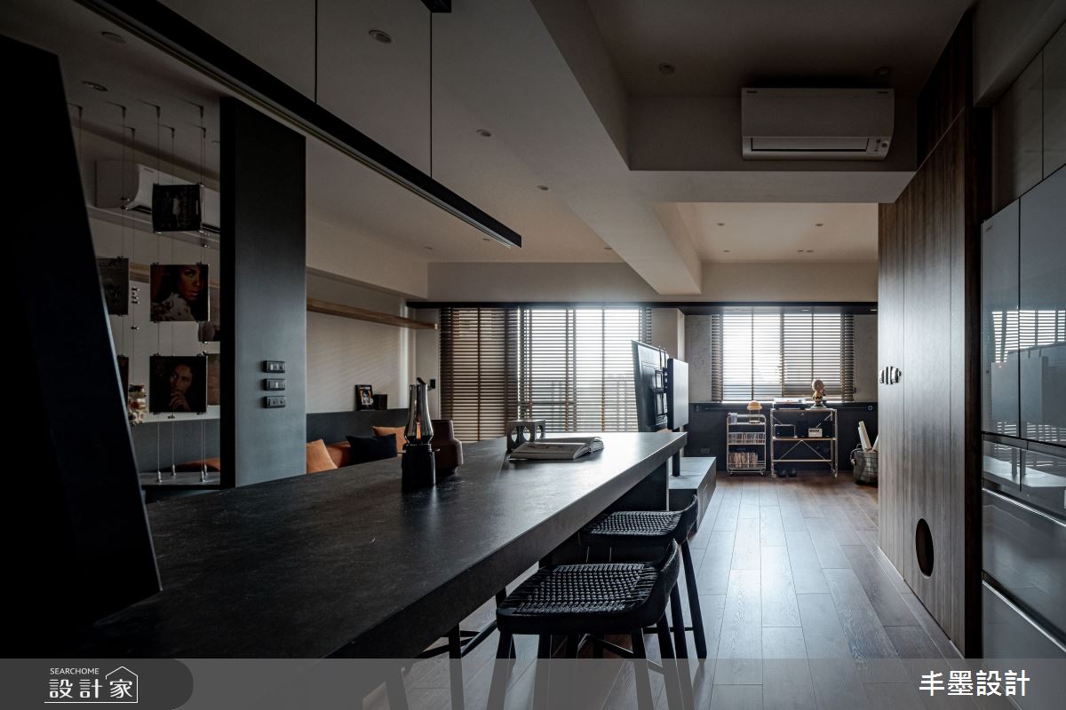 新成屋(5年以下)＿混搭風餐廳中島案例圖片＿丰墨設計＿丰墨_26KOL之27