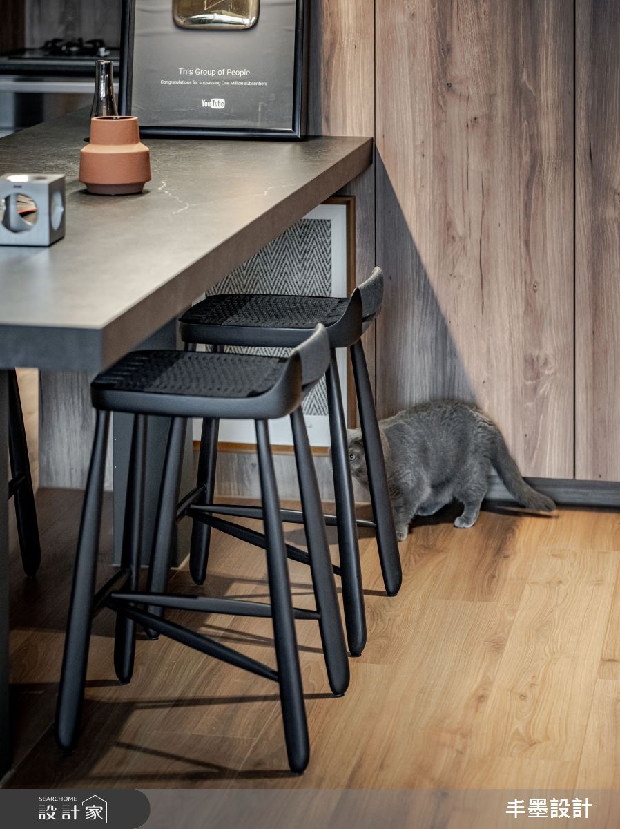 新成屋(5年以下)＿混搭風餐廳中島案例圖片＿丰墨設計＿丰墨_26KOL之29