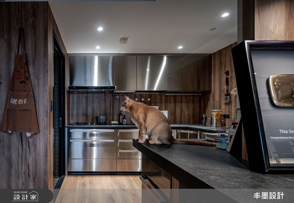 新成屋(5年以下)＿混搭風餐廳廚房中島案例圖片＿丰墨設計＿丰墨_26KOL之32
