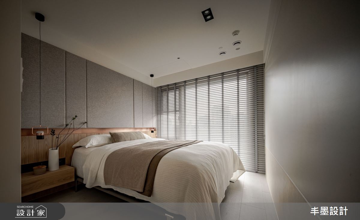37坪中古屋(5~15年)＿混搭風臥室案例圖片＿丰墨設計＿丰墨_27一抹揉光之20