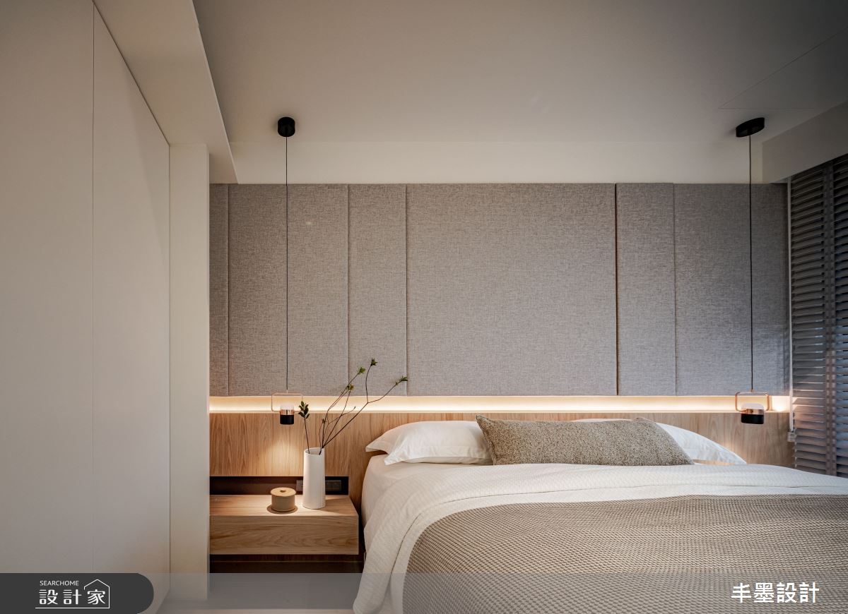 37坪中古屋(5~15年)＿混搭風臥室案例圖片＿丰墨設計＿丰墨_27一抹揉光之21