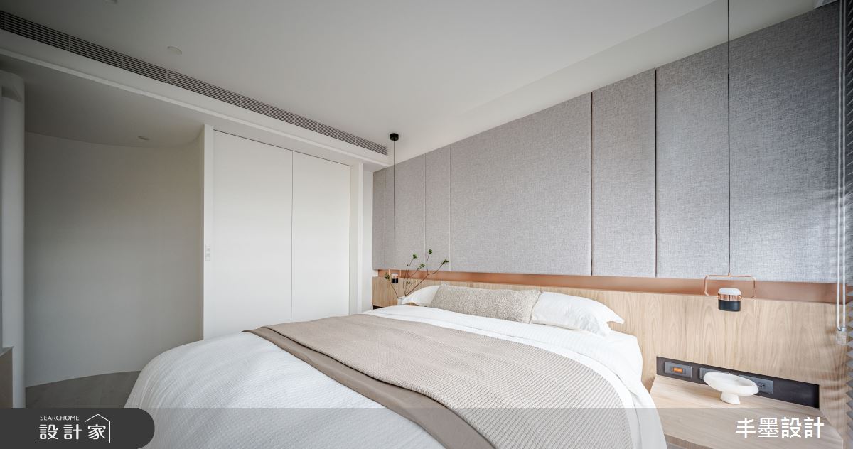 37坪中古屋(5~15年)＿混搭風臥室案例圖片＿丰墨設計＿丰墨_27一抹揉光之24