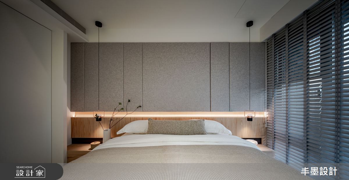 37坪中古屋(5~15年)＿混搭風臥室案例圖片＿丰墨設計＿丰墨_27一抹揉光之27