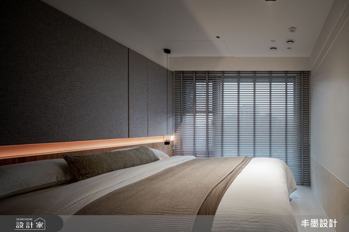 37坪中古屋(5~15年)＿混搭風臥室案例圖片＿丰墨設計＿丰墨_27一抹揉光之26