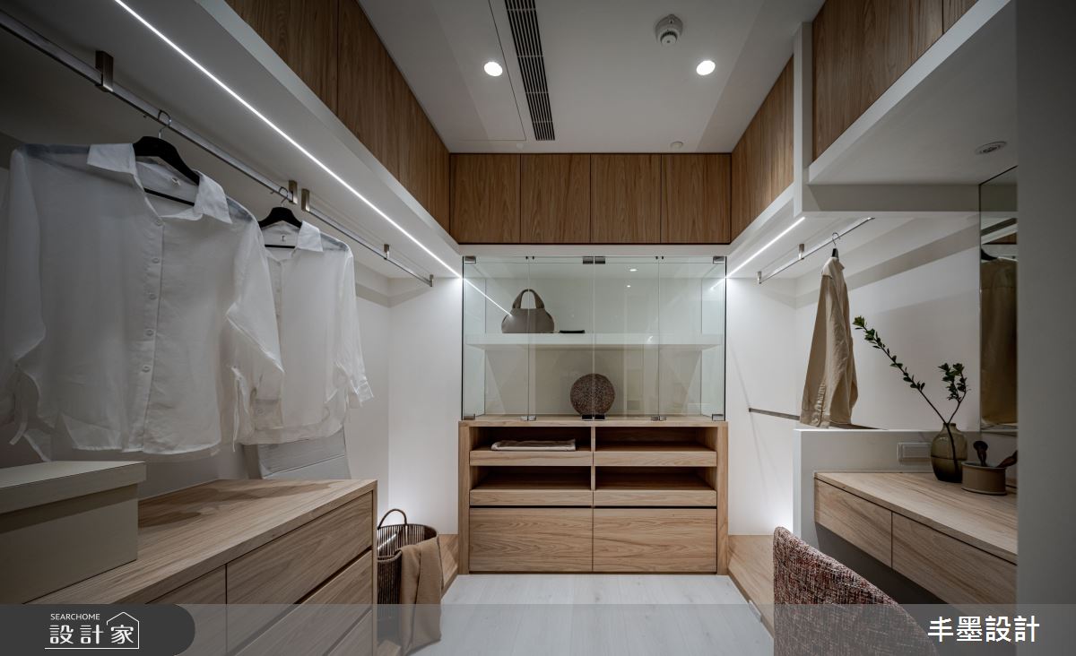 37坪中古屋(5~15年)＿混搭風更衣間案例圖片＿丰墨設計＿丰墨_27一抹揉光之30