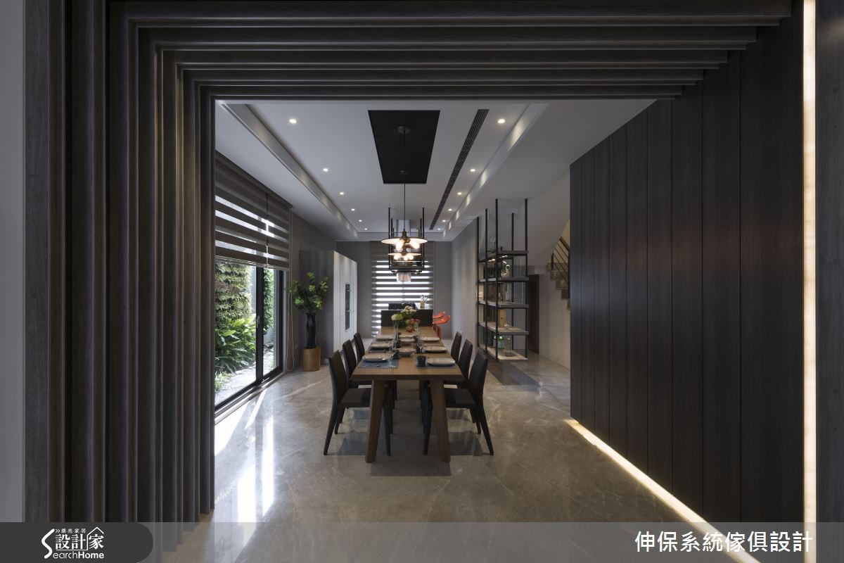 100坪預售屋＿混搭風餐廳案例圖片＿伸保系統傢俱設計＿伸保_01之5