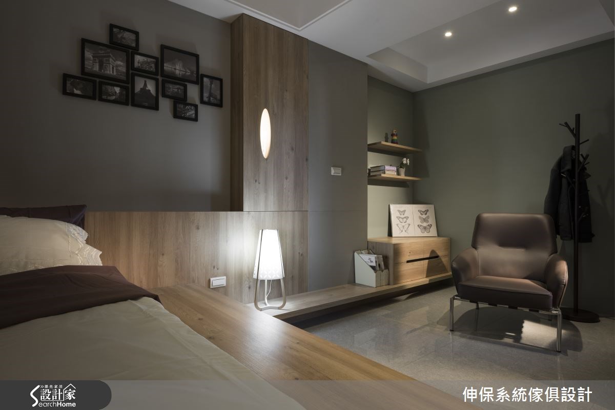 100坪預售屋＿混搭風臥室案例圖片＿伸保系統傢俱設計＿伸保_01之13
