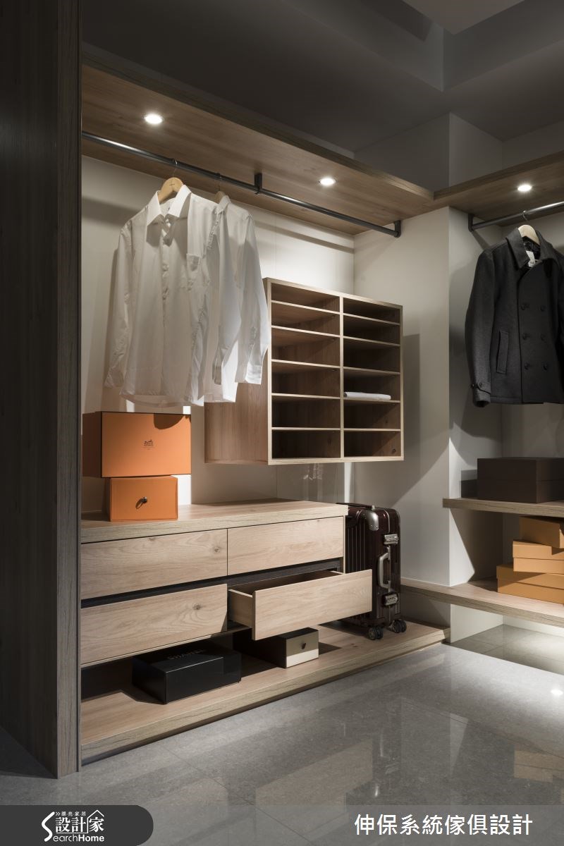 100坪預售屋＿混搭風更衣間案例圖片＿伸保系統傢俱設計＿伸保_01之18