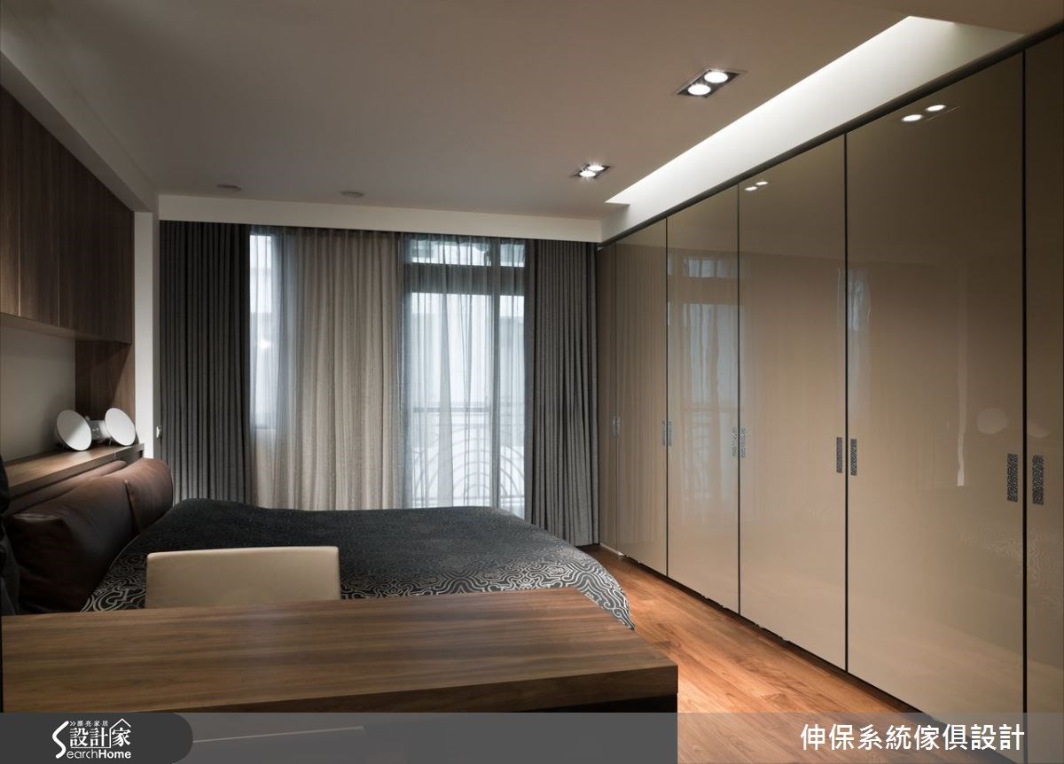 100坪新成屋(5年以下)＿混搭風臥室案例圖片＿伸保系統傢俱設計＿伸保_03之11