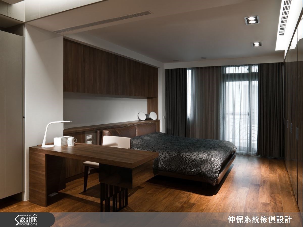 100坪新成屋(5年以下)＿混搭風臥室案例圖片＿伸保系統傢俱設計＿伸保_03之12