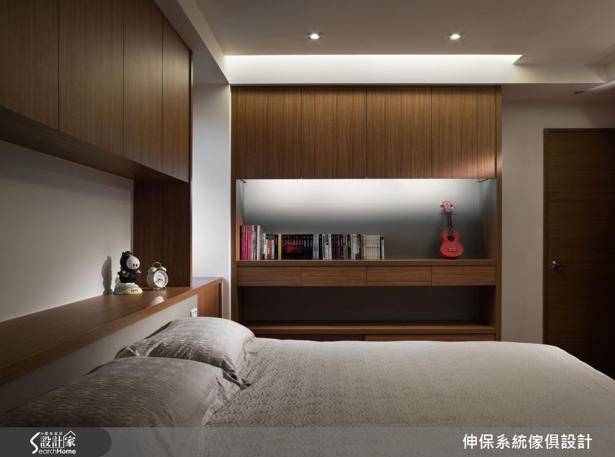 100坪新成屋(5年以下)＿混搭風臥室案例圖片＿伸保系統傢俱設計＿伸保_03之13