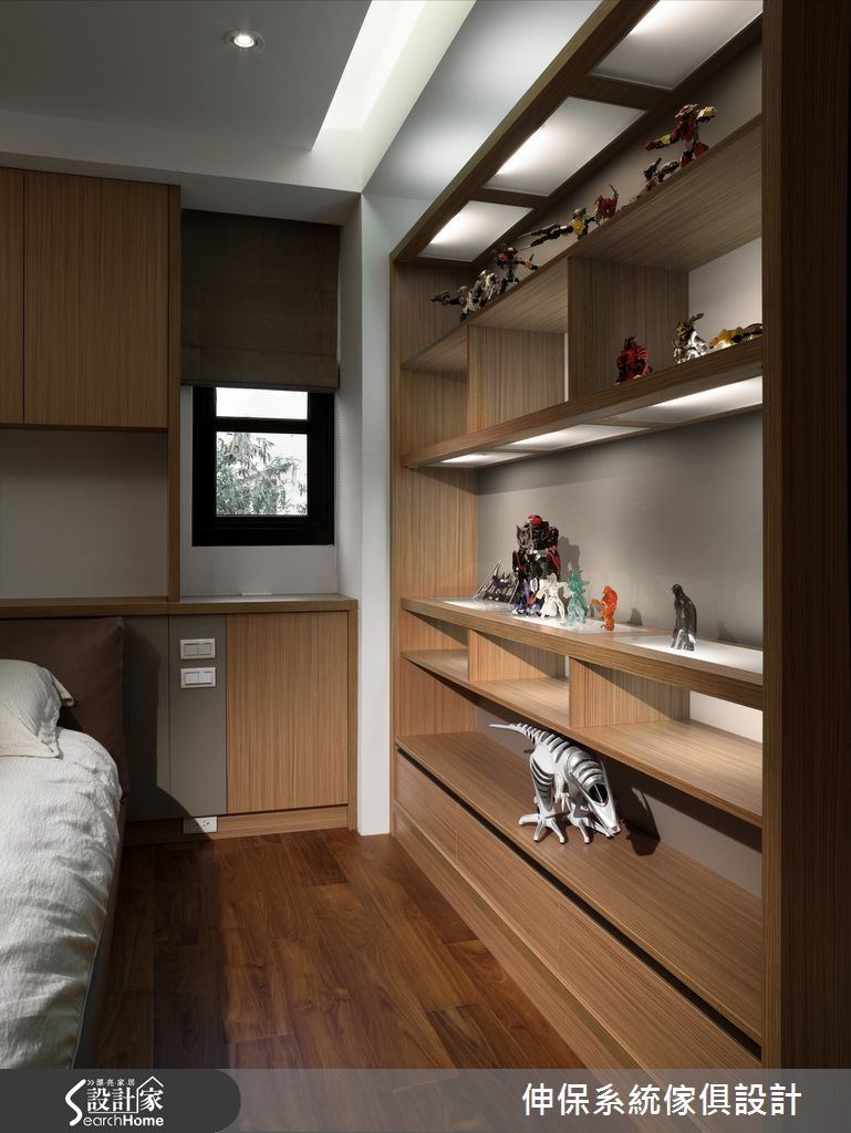 100坪新成屋(5年以下)＿混搭風臥室案例圖片＿伸保系統傢俱設計＿伸保_03之17
