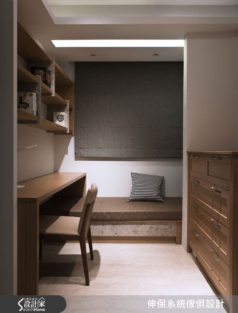 100坪新成屋(5年以下)＿混搭風書房案例圖片＿伸保系統傢俱設計＿伸保_03之18