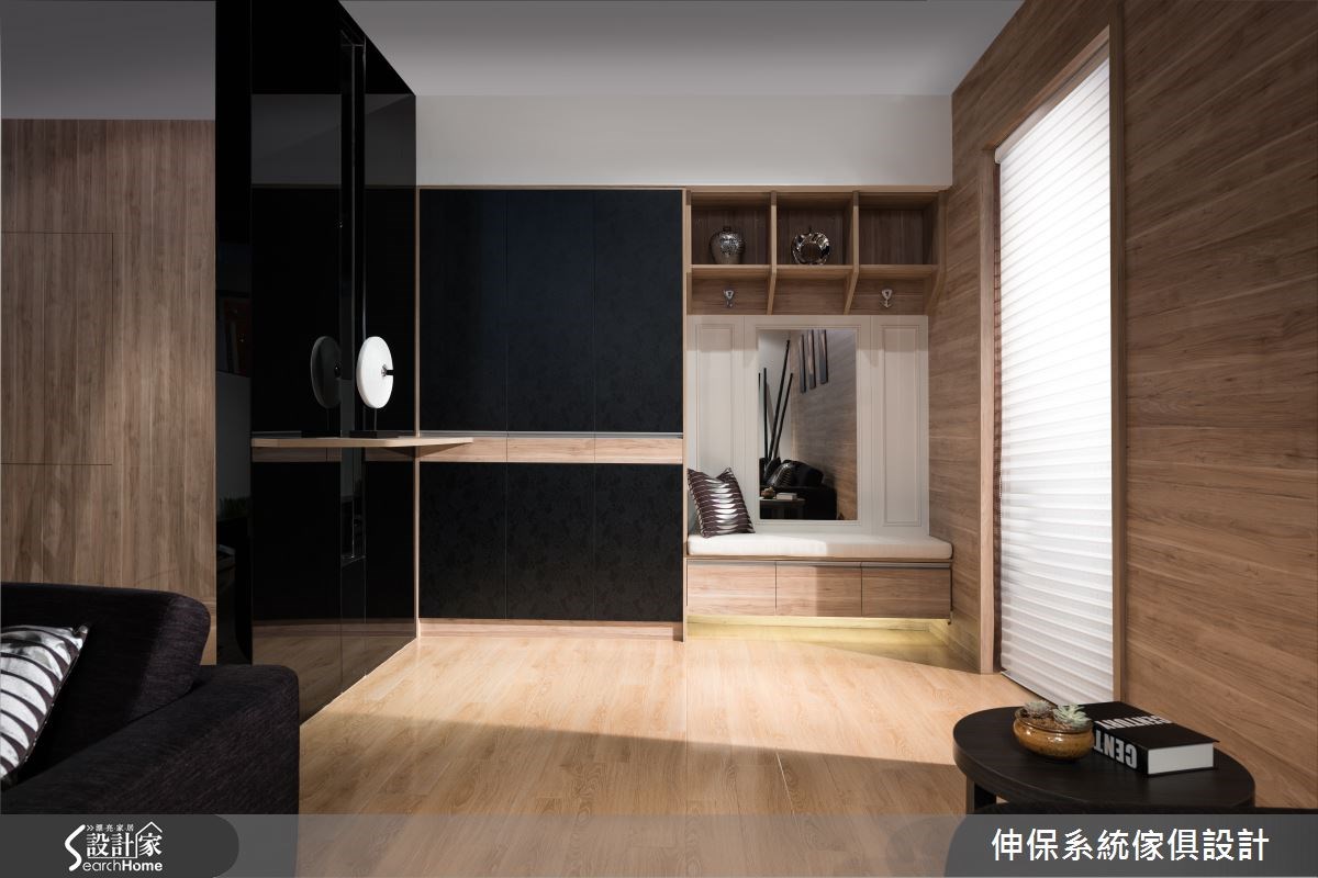 60坪新成屋(5年以下)＿混搭風客廳案例圖片＿伸保系統傢俱設計＿伸保_04之1