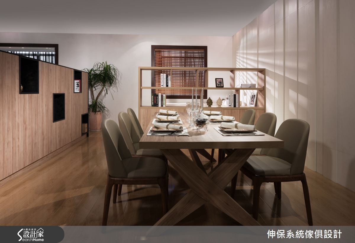 60坪新成屋(5年以下)＿混搭風餐廳案例圖片＿伸保系統傢俱設計＿伸保_04之7