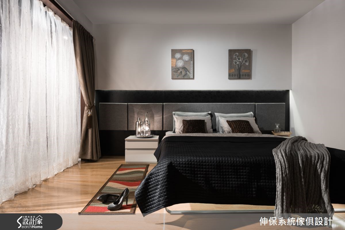60坪新成屋(5年以下)＿混搭風臥室案例圖片＿伸保系統傢俱設計＿伸保_04之15
