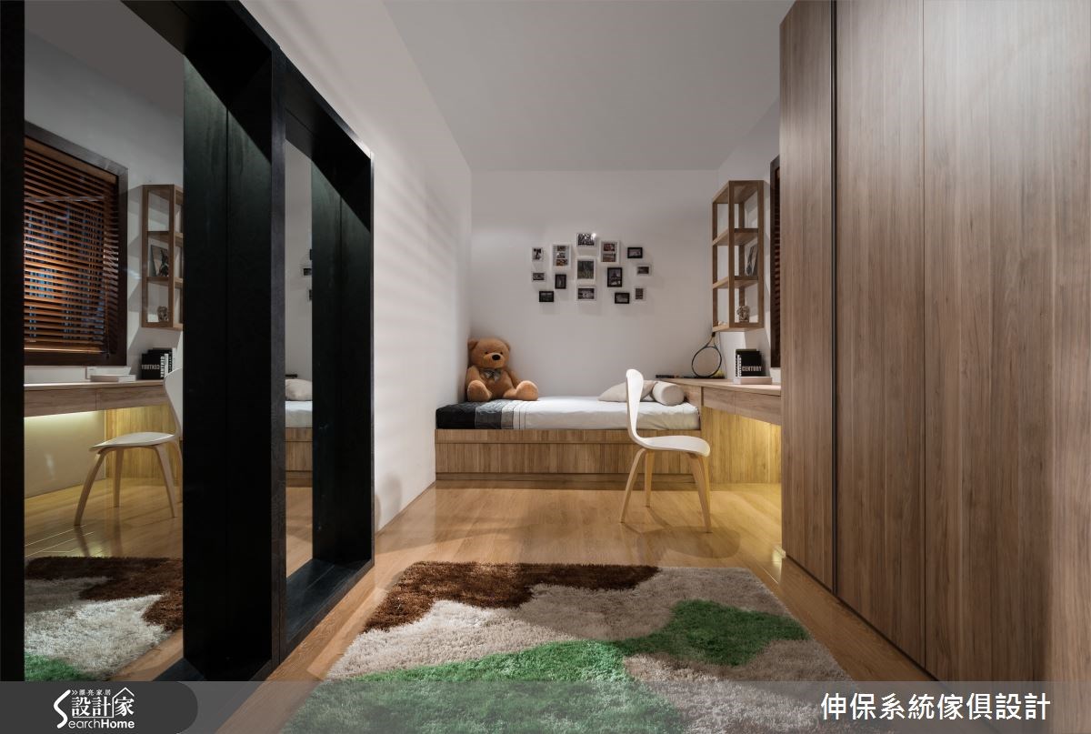 60坪新成屋(5年以下)＿混搭風臥室案例圖片＿伸保系統傢俱設計＿伸保_04之18