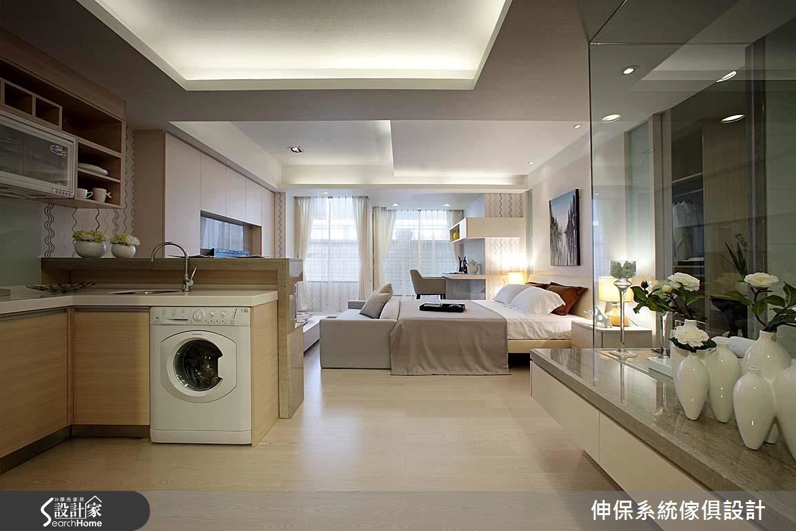 17坪預售屋＿北歐風廚房臥室案例圖片＿伸保系統傢俱設計＿伸保_05之3