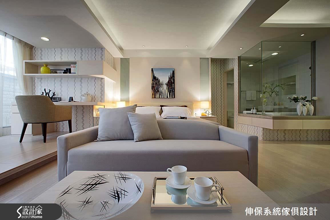 17坪預售屋＿北歐風客廳臥室案例圖片＿伸保系統傢俱設計＿伸保_05之7