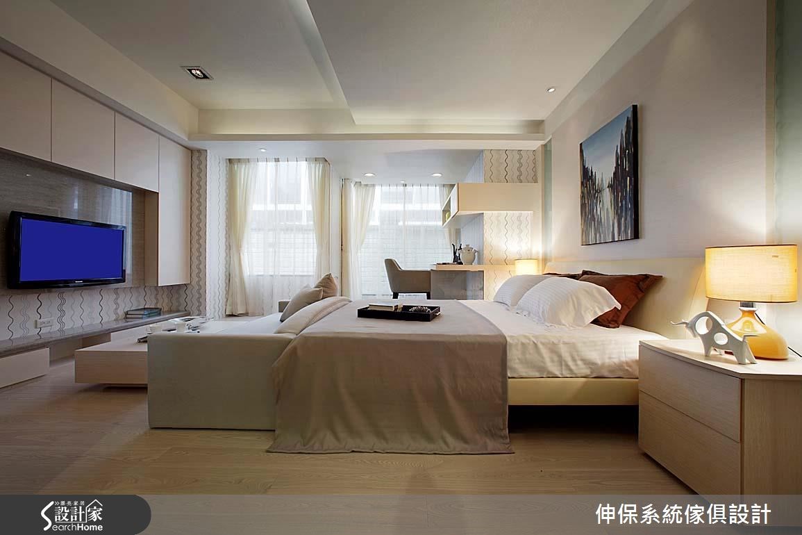 17坪預售屋＿北歐風客廳臥室案例圖片＿伸保系統傢俱設計＿伸保_05之8